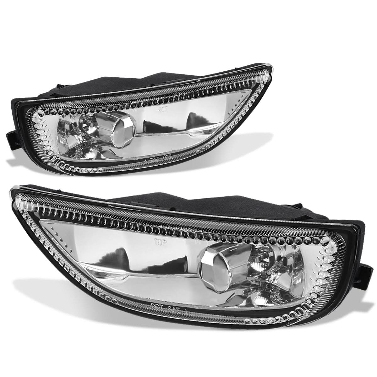 01-02 Toyota Corolla H11 Chrome Clear Fog Lights
