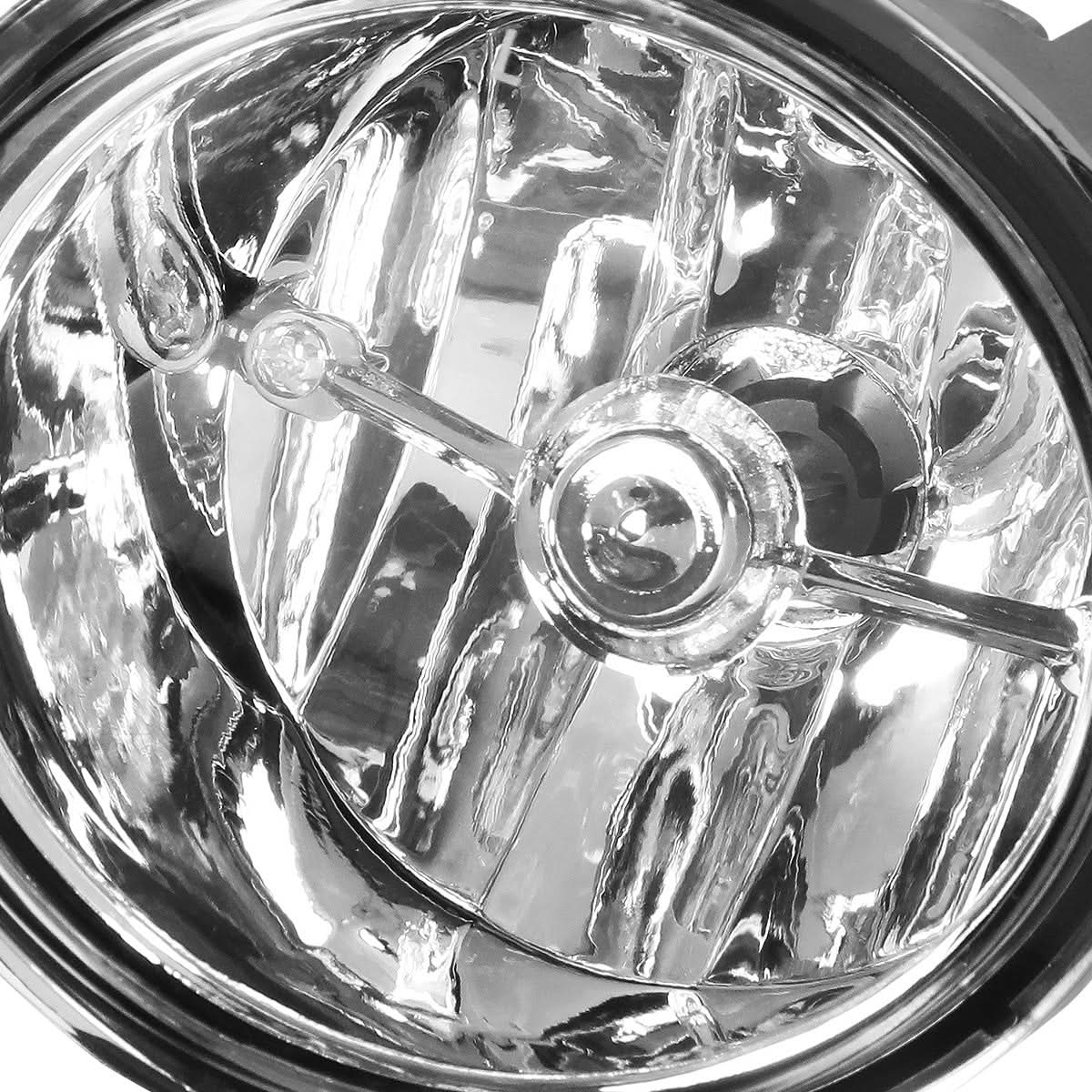 2003-2006 Hyundai Accent Fog Lights with Switch - Chrome/Clear