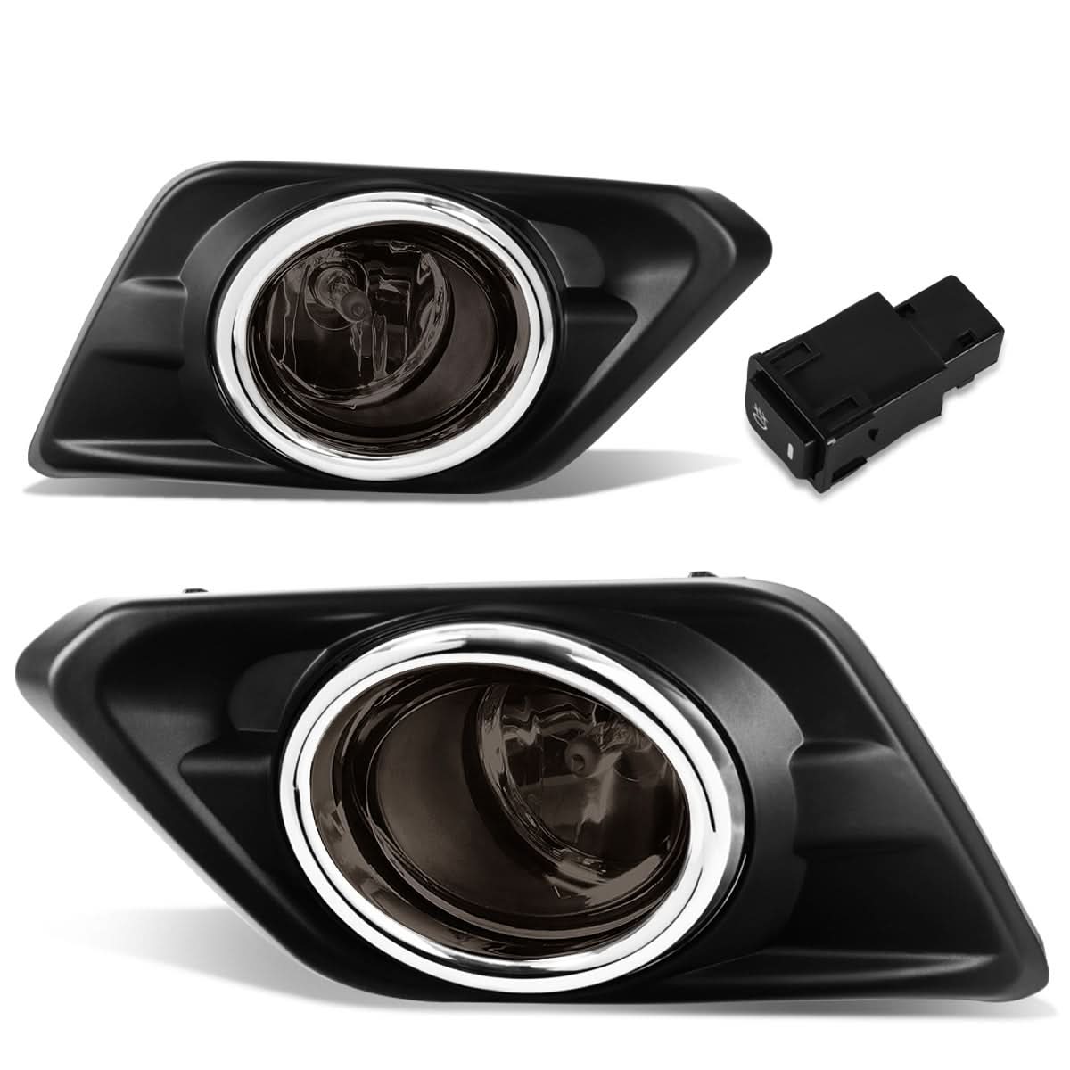 2014-2016 Nissan Rogue Fog Lights with Switch & Bezel - H11 Bulb