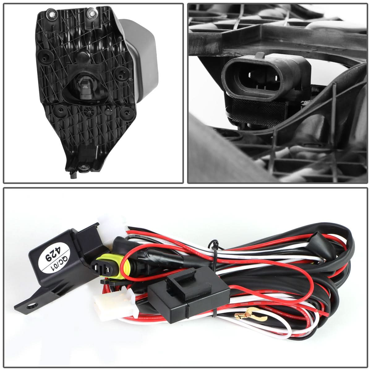 2011-2016 Ford F-250 F-350 F-450 F-550 Super Duty Fog Lights w/ Switch