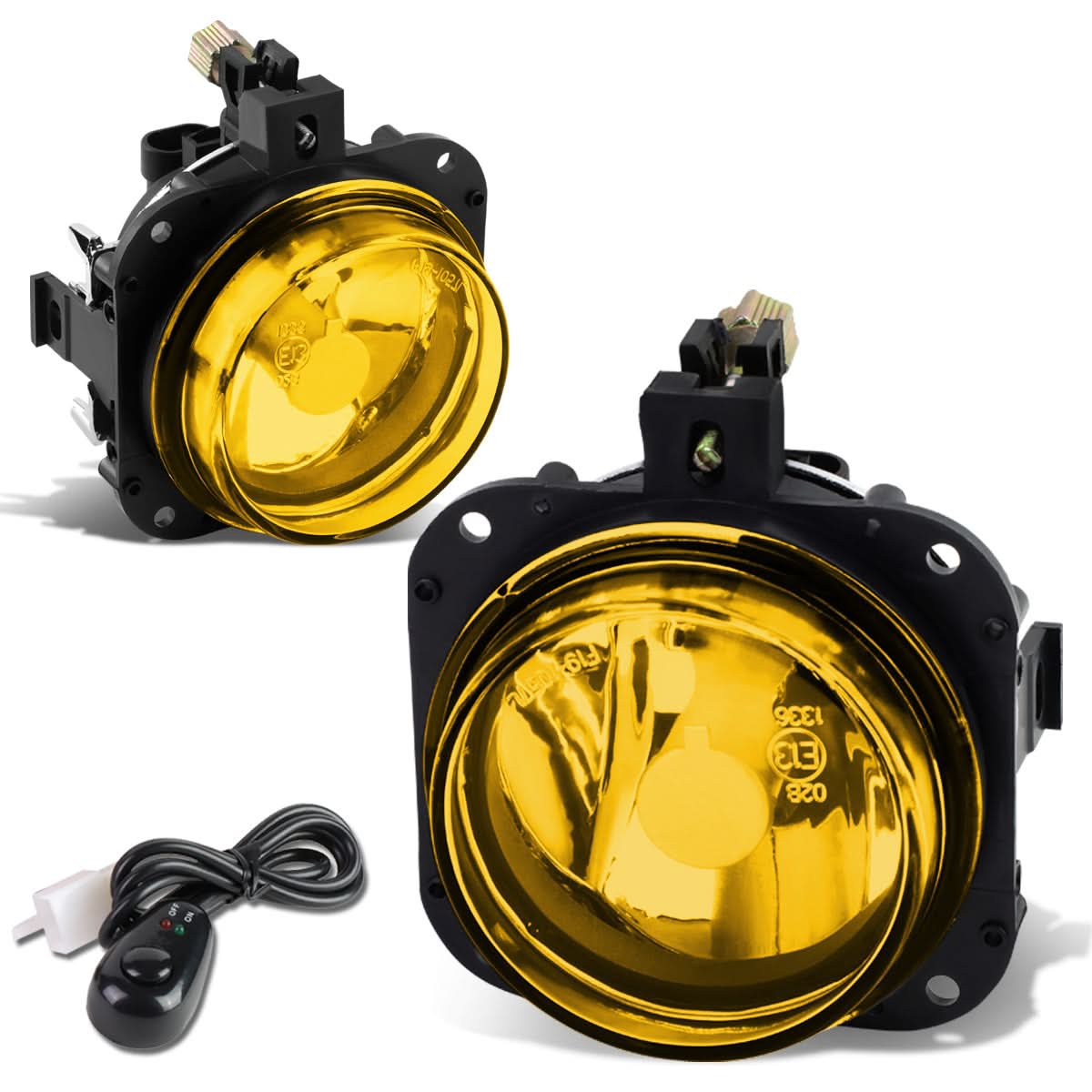 02-05 Mitsubishi Eclipse / 04-08 Galant Amber Fog Lights with Switch