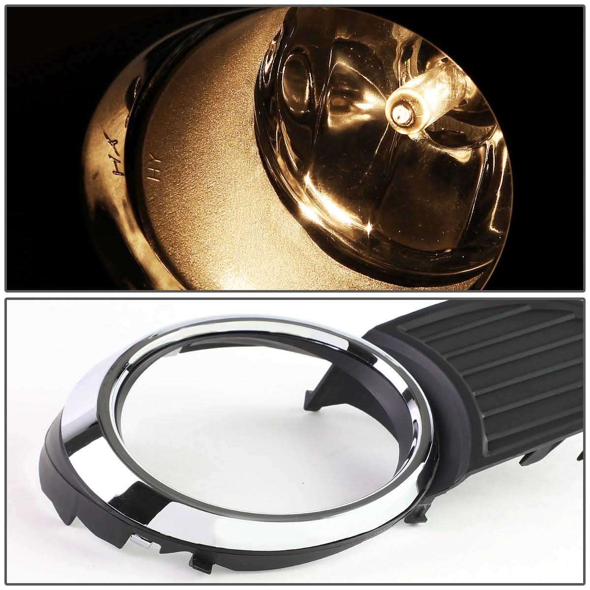 2011-2017 Toyota Sienna Fog Lights with Switch & Chrome Bezel