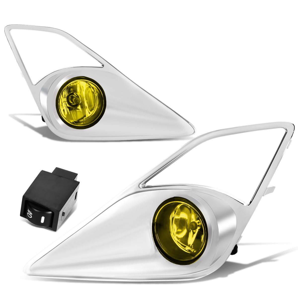 2013-2016 Scion FR-S Fog Lights with Switch & Bezel - H11 Amber