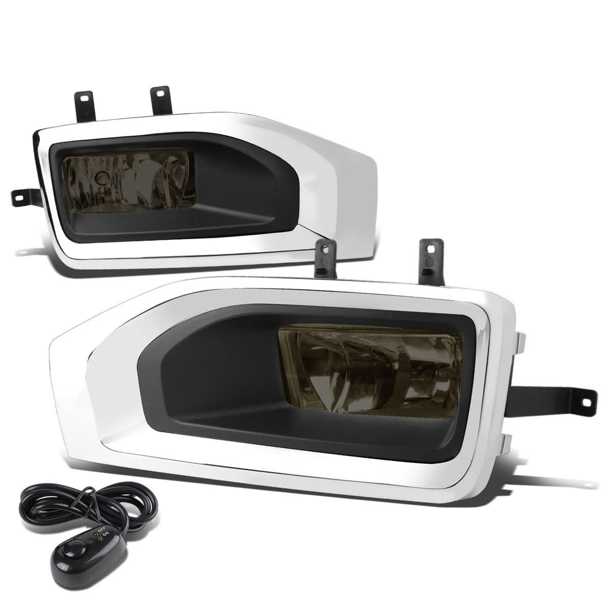 2015-2018 GMC Yukon Smoke Fog Lights with Switch & Bezel