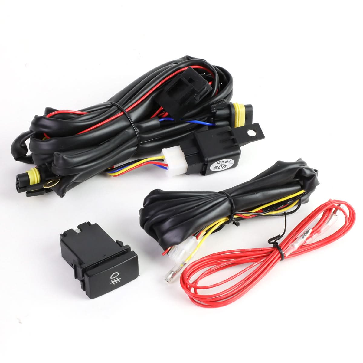 2016-2017 Toyota Tacoma Fog Lights with Switch & Bezel - Smoke