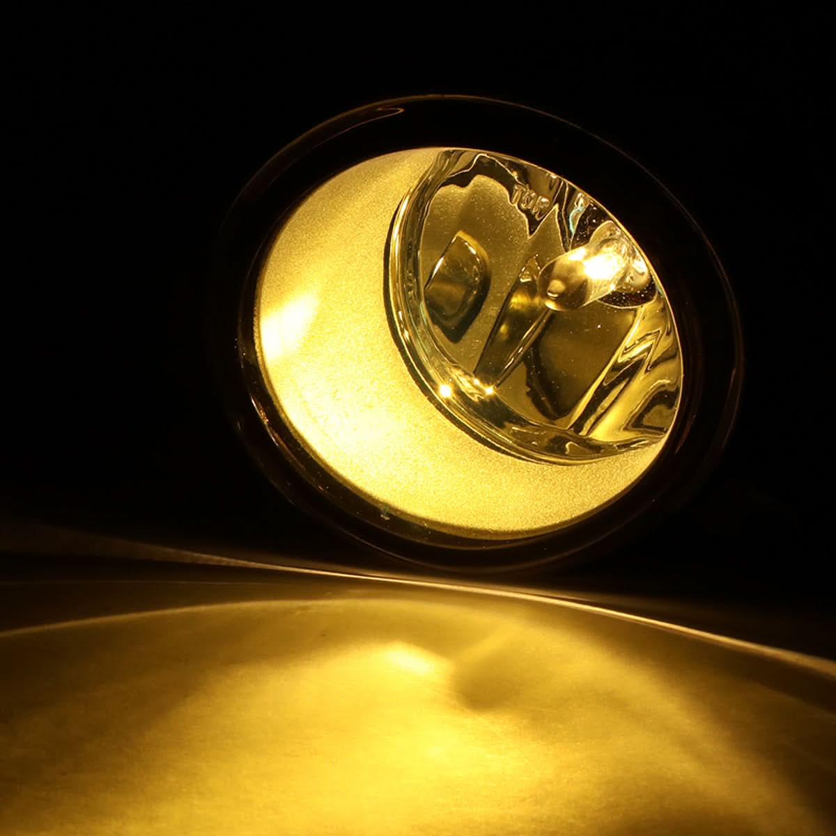 10-12 Toyota Prius Fog Lights with Switch & Bezel - H11 Amber