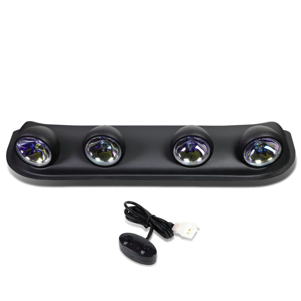 Universal Neochrome Roof Top Running Fog Lights w/ Switch H3