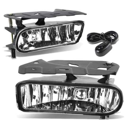 02-06 Cadillac Escalade Fog Lights with Switch Chrome Clear