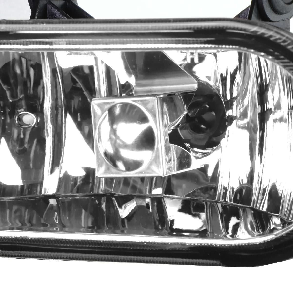 02-06 Cadillac Escalade Fog Lights with Switch Chrome Clear