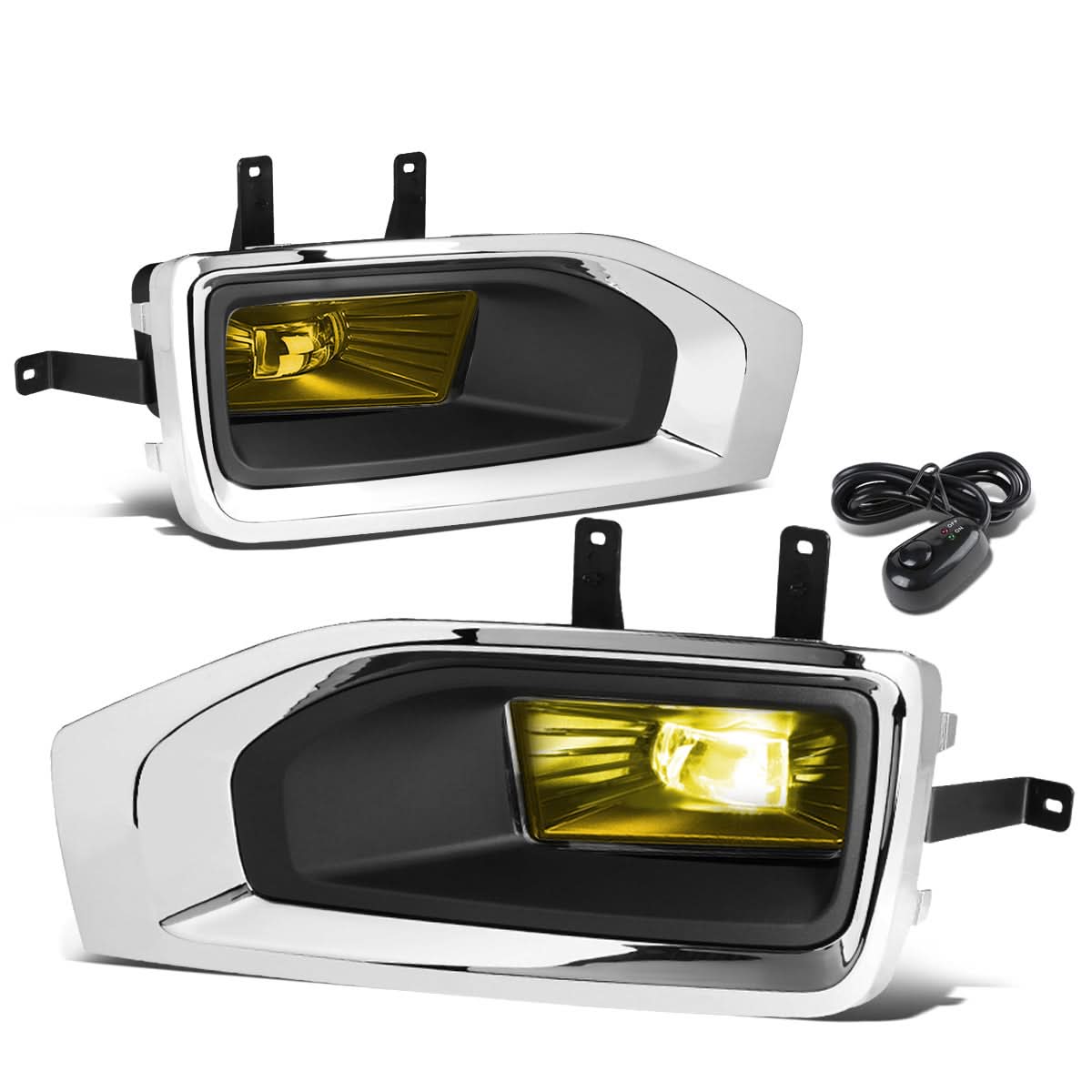 2015-2018 GMC Yukon High Powered LED Fog Lights with Switch & Bezel