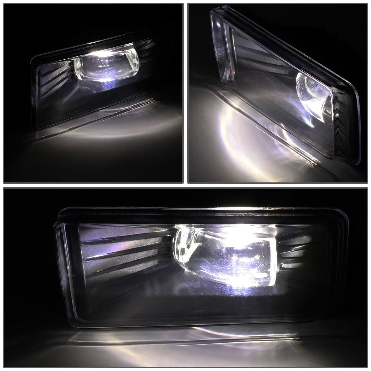 15-18 GMC Yukon High Powered LED Fog Lights with Switch - Smoke