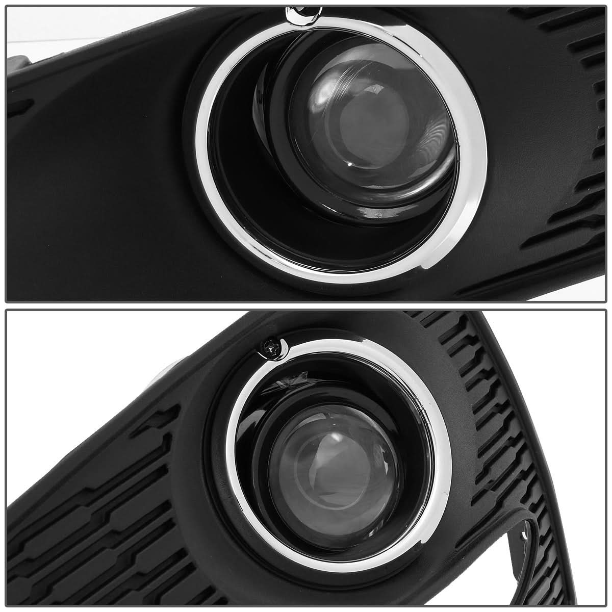 2016-2018 Chevrolet Cruze Fog Lights with Switch & Bezel Chrome/Clear