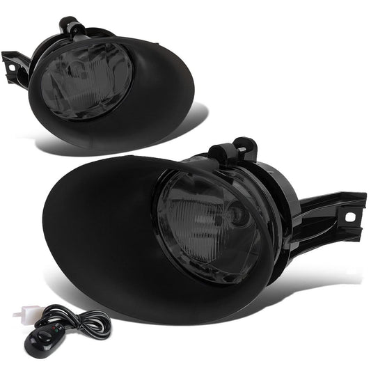 02-09 Dodge Ram 1500/2500/3500 Smoke Fog Lights w/ Switch & Bezel