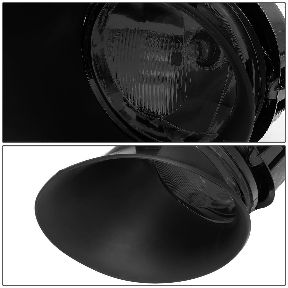 02-09 Dodge Ram 1500/2500/3500 Smoke Fog Lights w/ Switch & Bezel