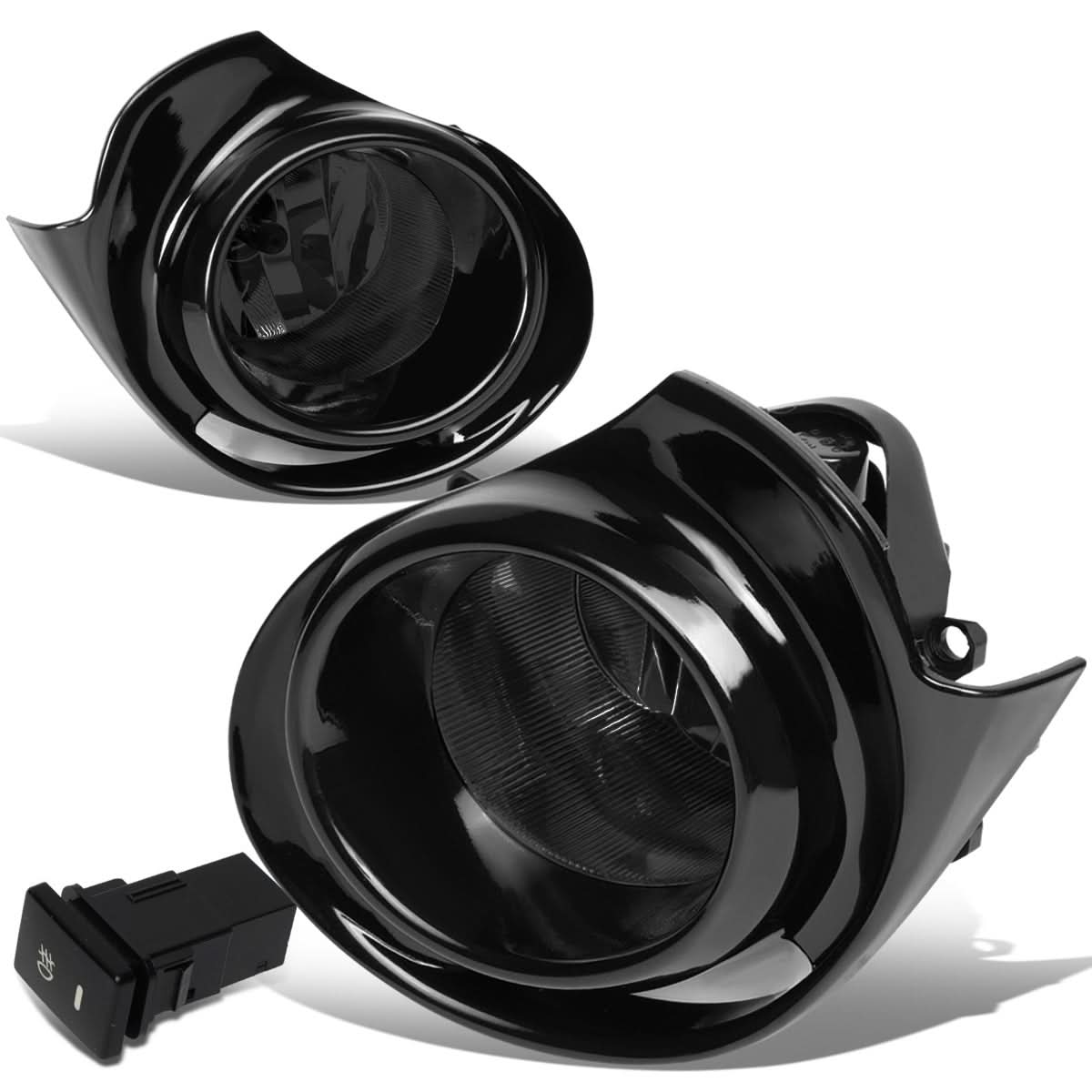 2015-2018 Prius C Fog Lights with Switch & Bezel - Smoke