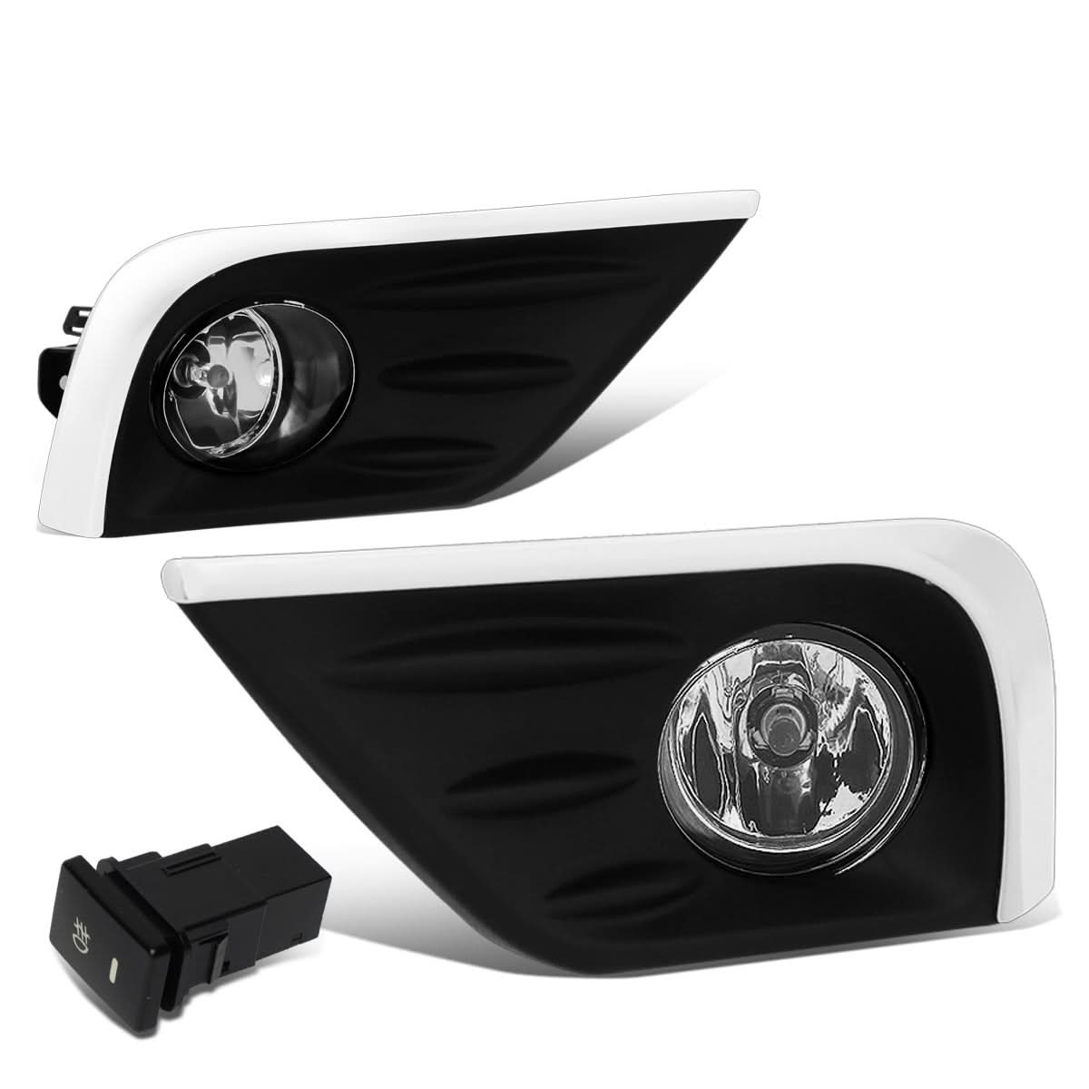 2016-2018 Nissan Altima Fog Lights with Switch & Chrome Bezel