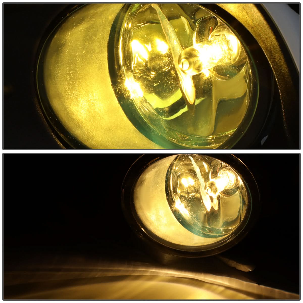 2016-2018 Nissan Altima Fog Lights with Switch - Amber Black Bezel