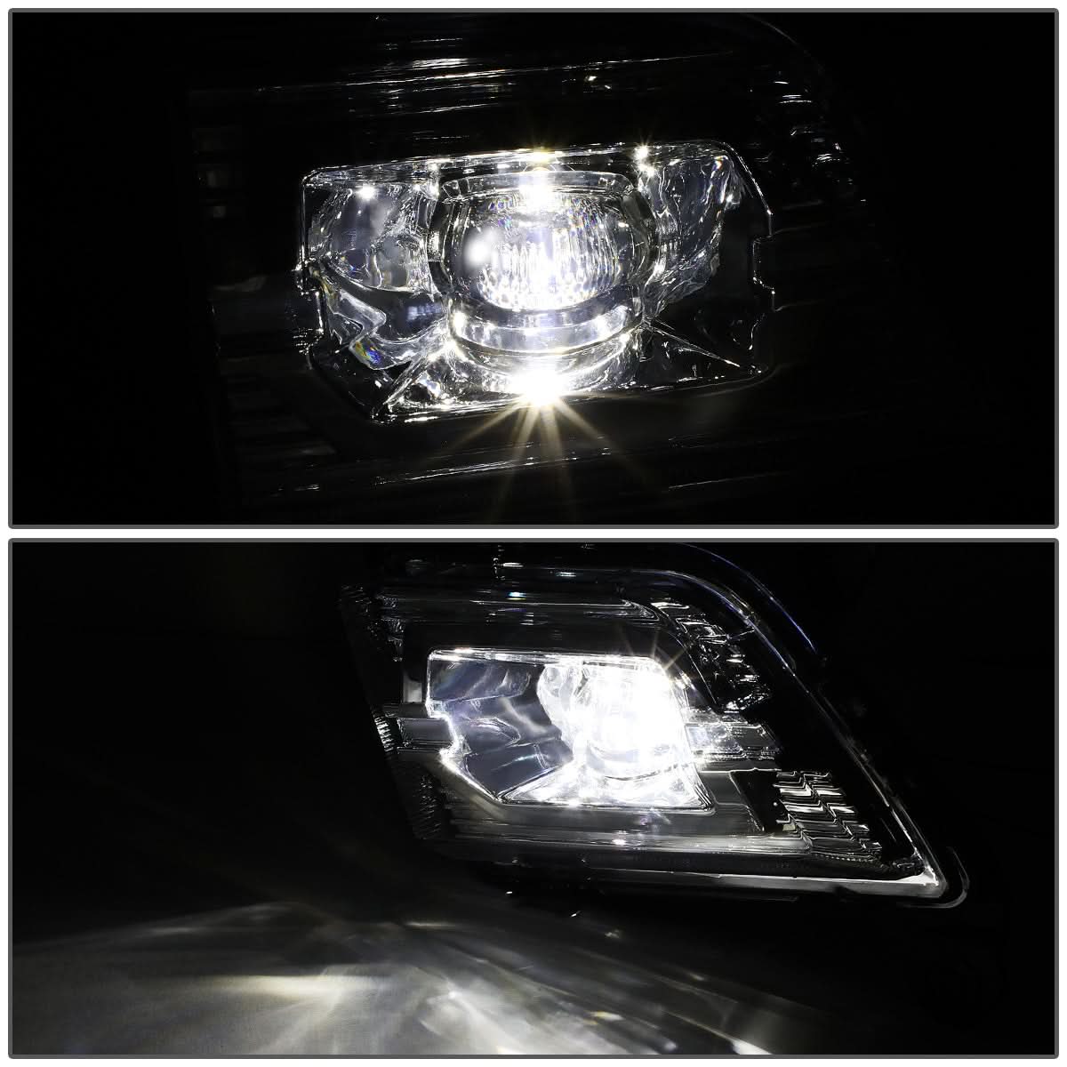 2019-2020 Chevrolet Silverado 1500 LED Fog Lights with Switch - Smoke
