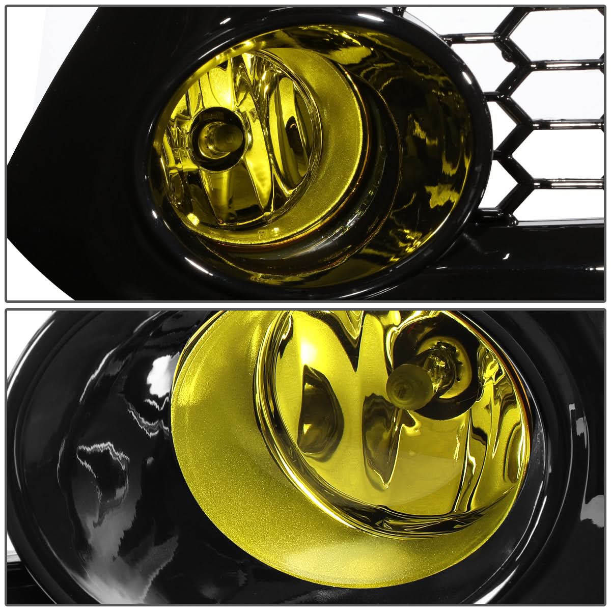 2016-2018 Toyota iM Fog Lights with Switch & Bezel - Amber