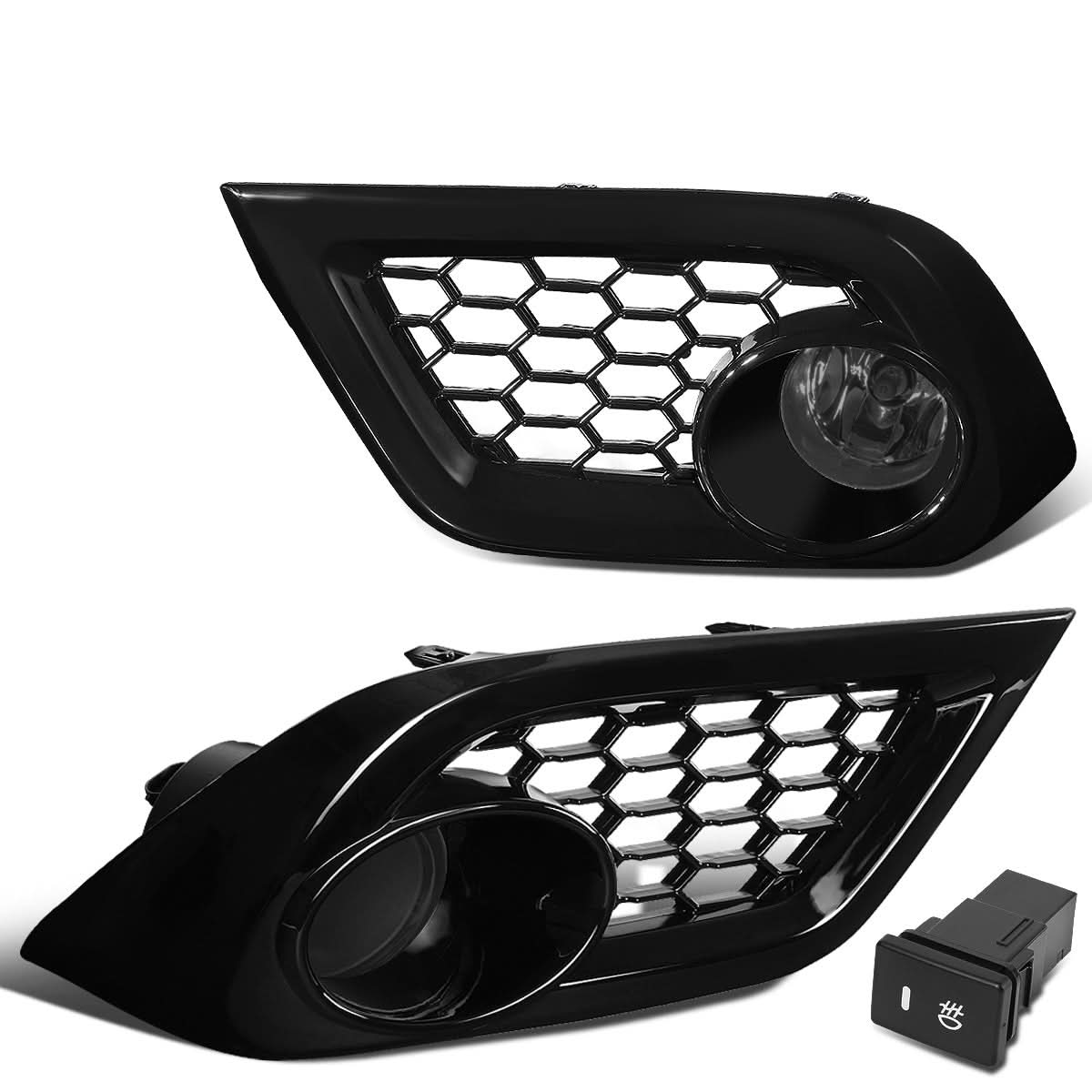 2016-2018 Toyota iM Smoke Fog Lights with Switch & Bezel