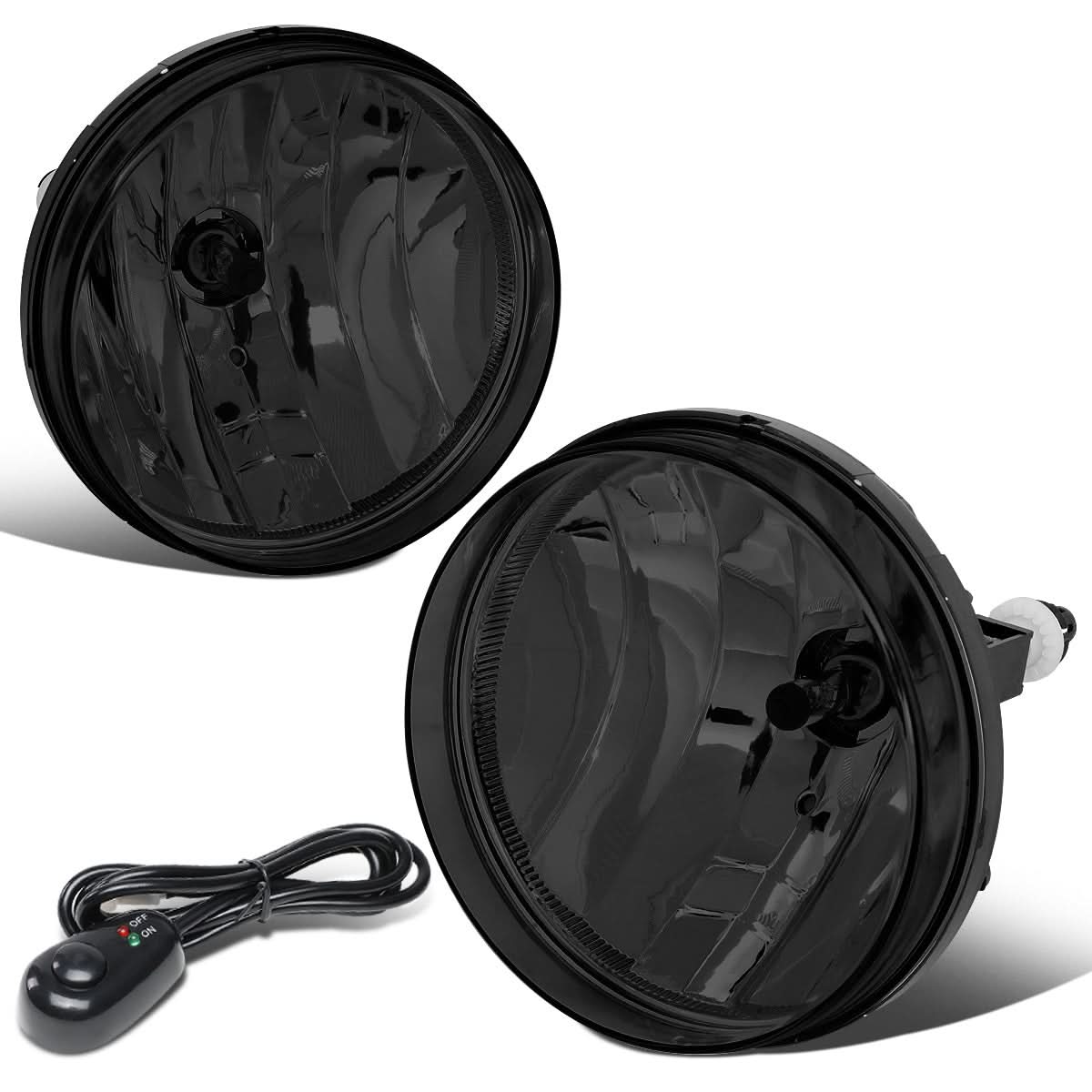 07-14 GMC Sierra Fog Lights with Switch - Smoke