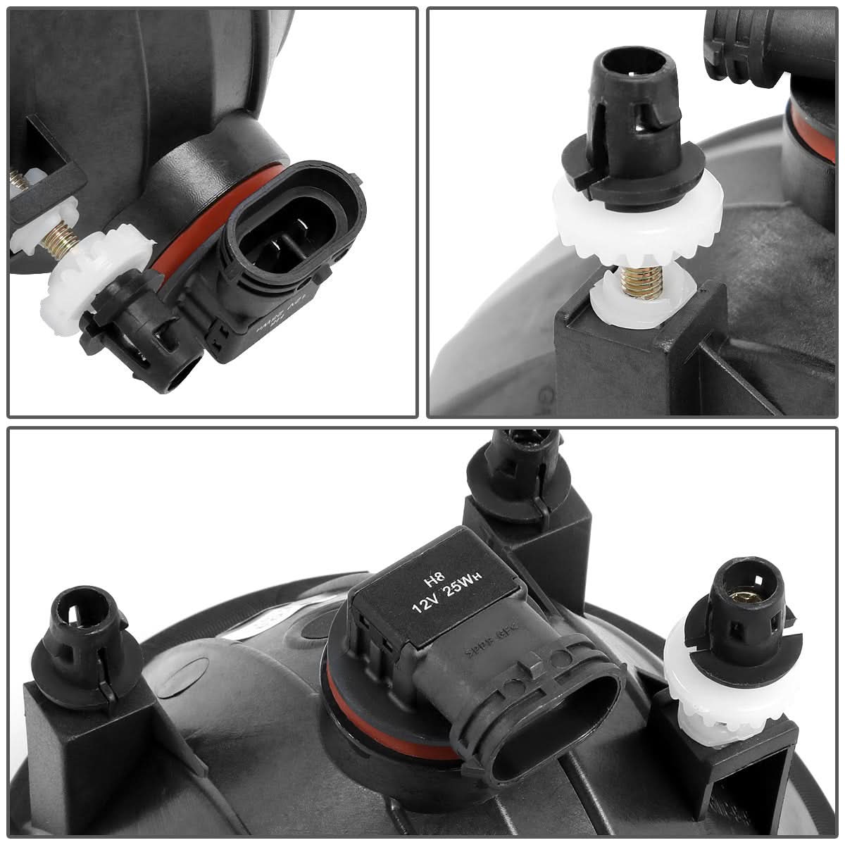 07-14 GMC Sierra Fog Lights with Switch - Smoke