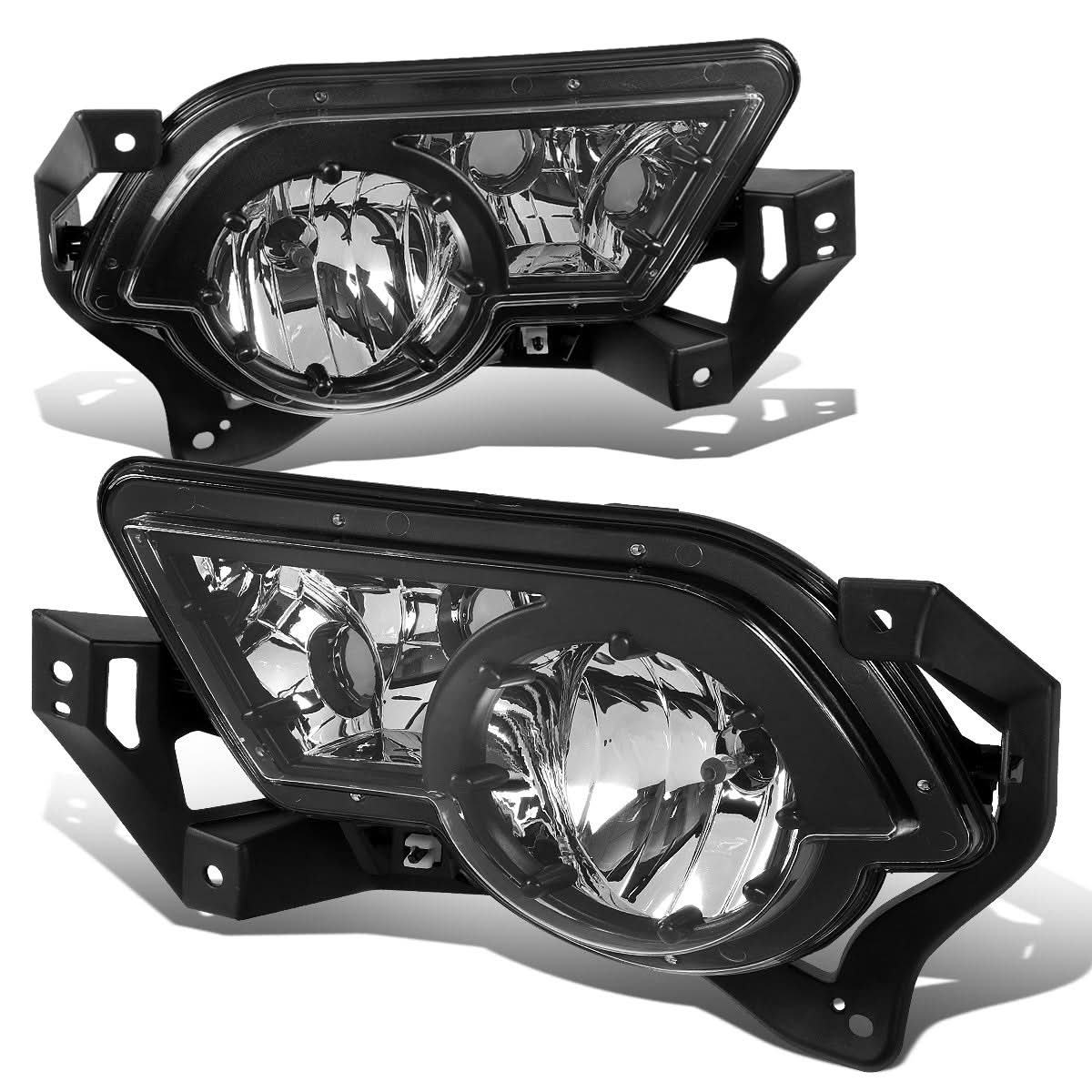 02-06 Chevrolet Avalanche Chrome Clear Fog Lights Body Cladding