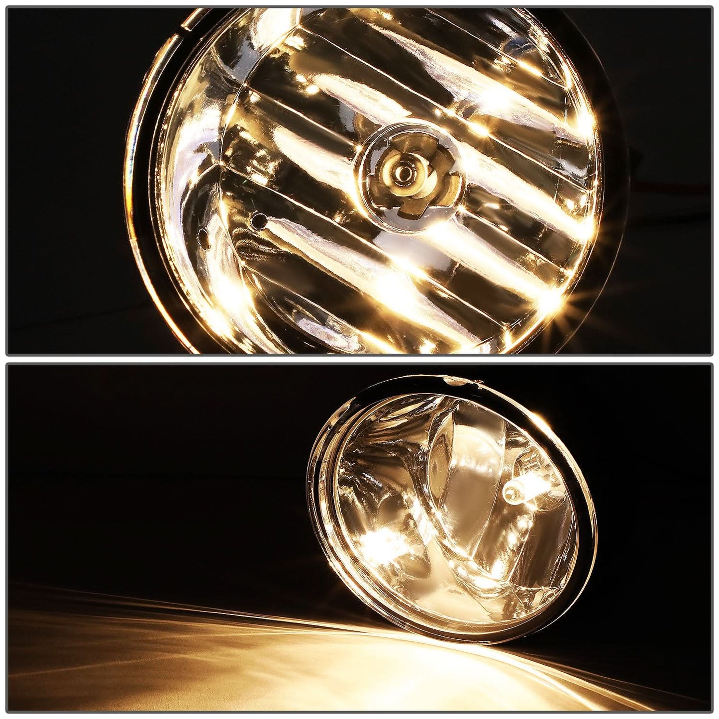 05-15 Nissan Titan / 05-07 Armada Clear Fog Lights - No Switch