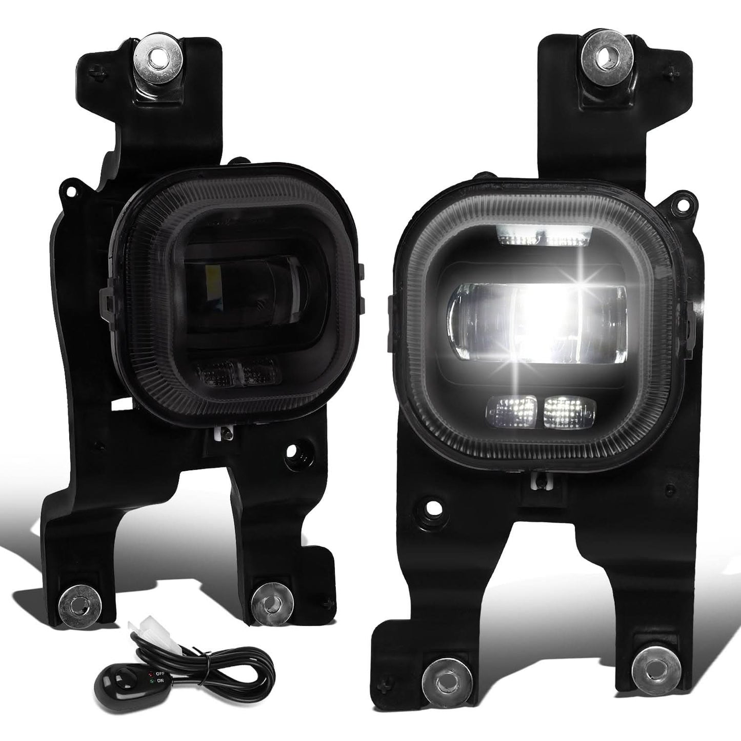 08-10 Ford F-250 F-350 F-450 F-550 Super Duty Projector LED Fog Lights