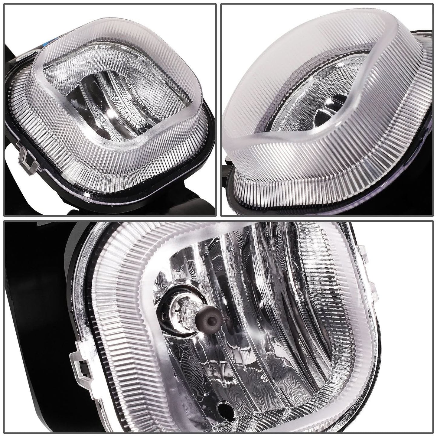 2008-2010 Ford F-250 F-350 F-450 F-550 Super Duty Fog Lights Chrome