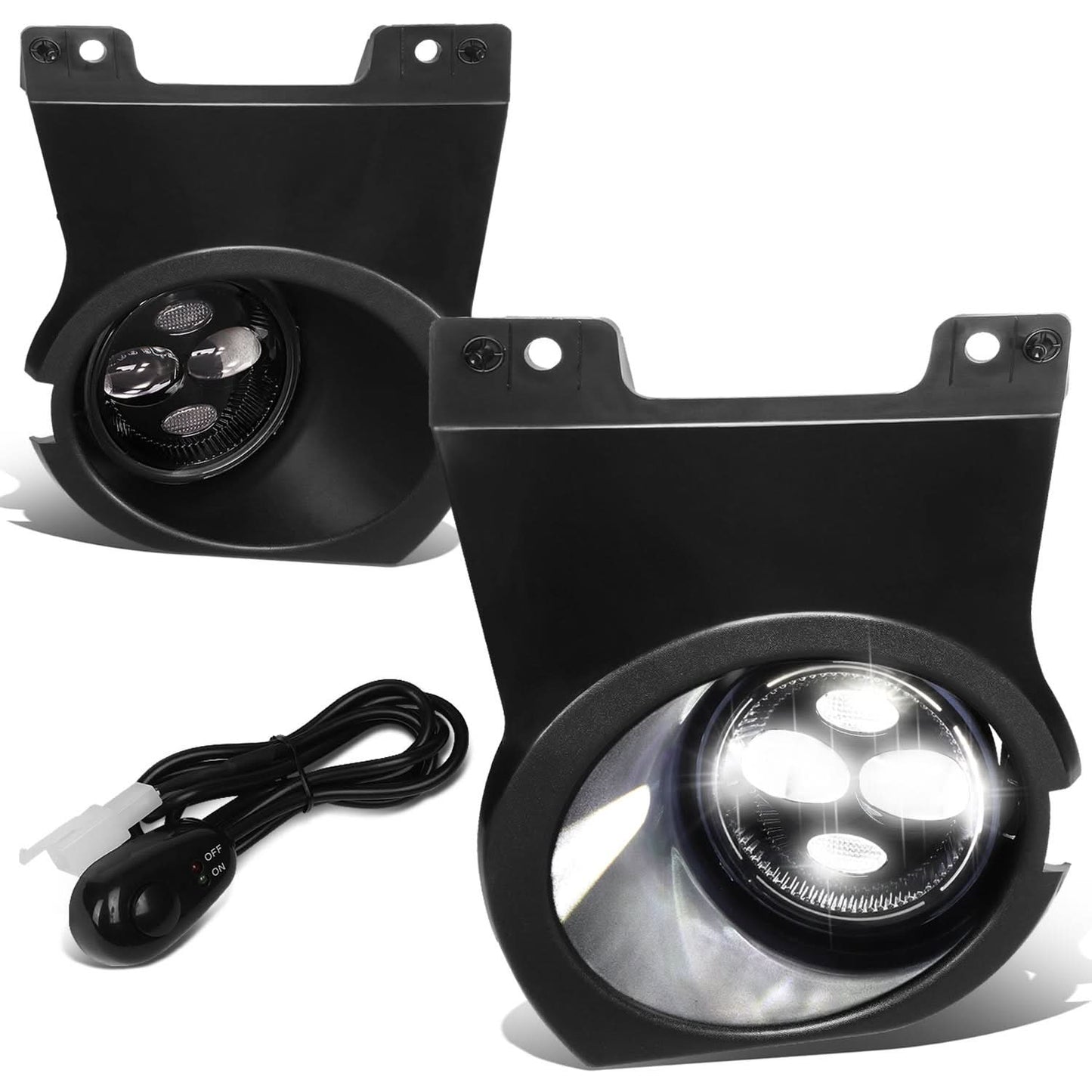 2009-2014 Ford F-150 Fog Lights with Switch & Wiring Kit - Clear