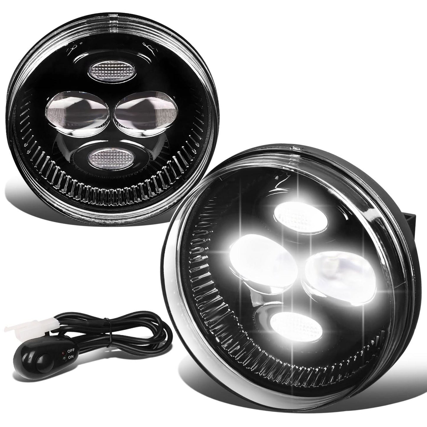 07-14 GMC Sierra 2500HD 3500HD / 07-13 Sierra 1500 LED Fog Lights Clear