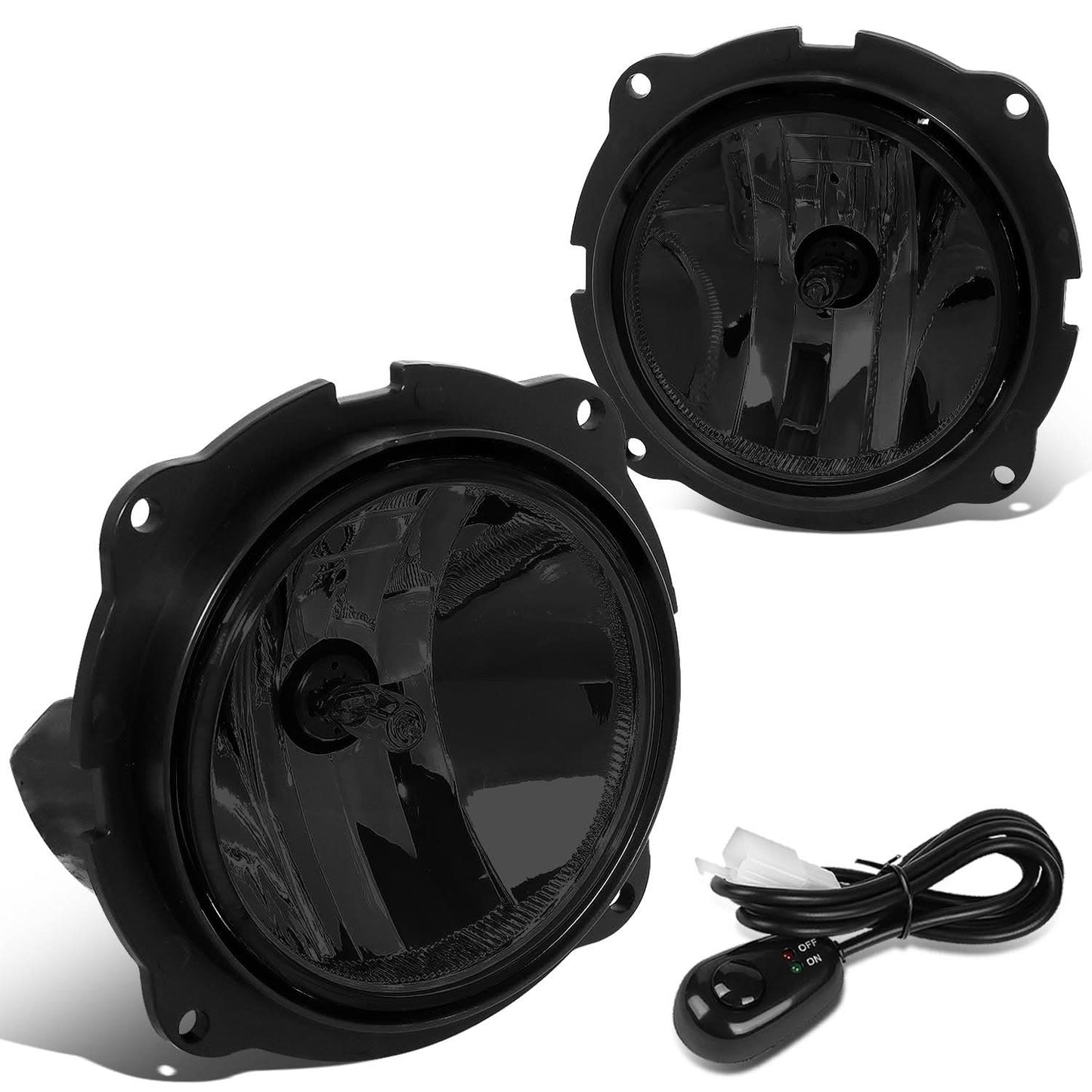 2007-2012 Ford Escape Fog Lights with Switch - Smoke