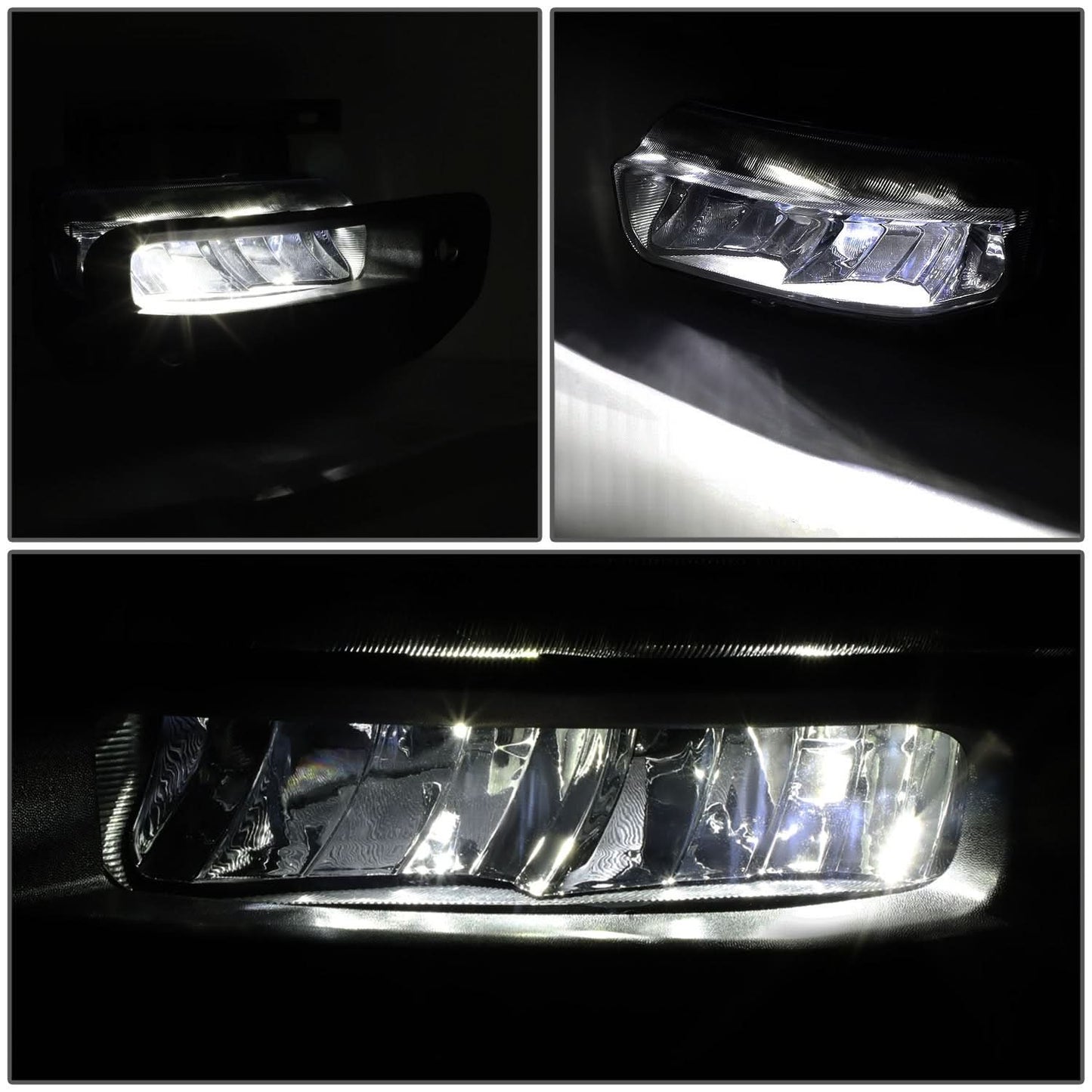 2019-2022 RAM 1500 LED Smoked Fog Lights w/ Parking Sensor Compatibility