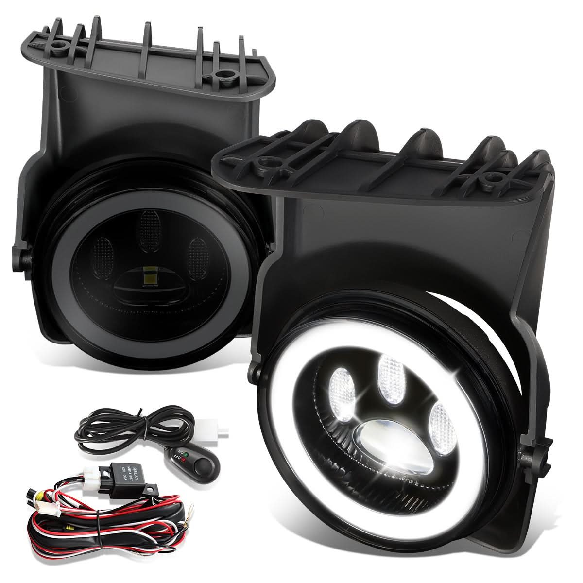 03-07 GMC Sierra Smoke Fog Lights