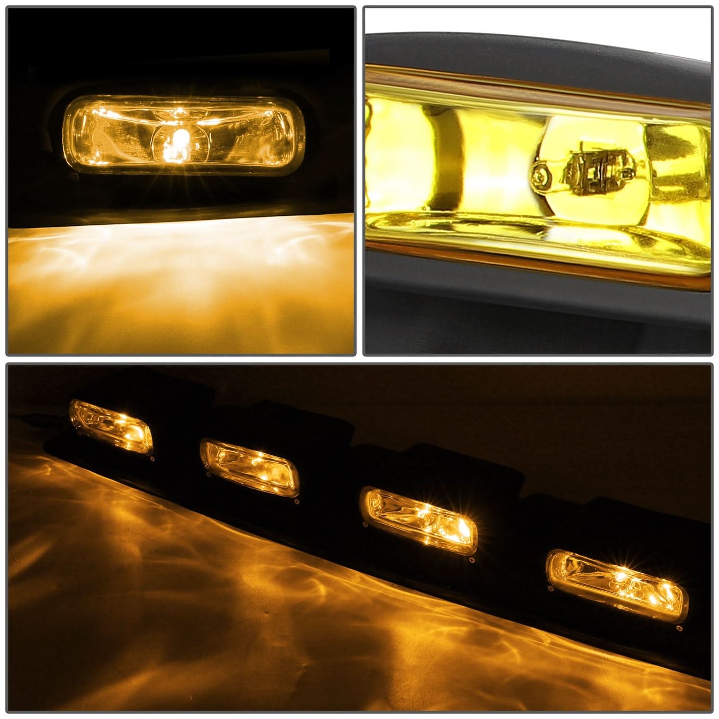 Universal 38" Roof Mounted Fog Lights with H3 Bulbs & Wiring