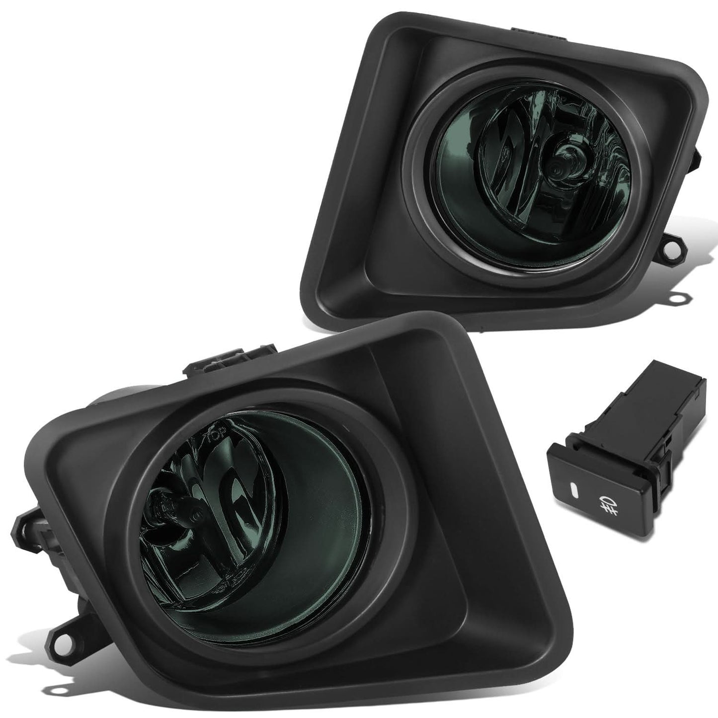 2014-2021 Toyota Tundra Smoked Fog Lights with Switch & Wiring