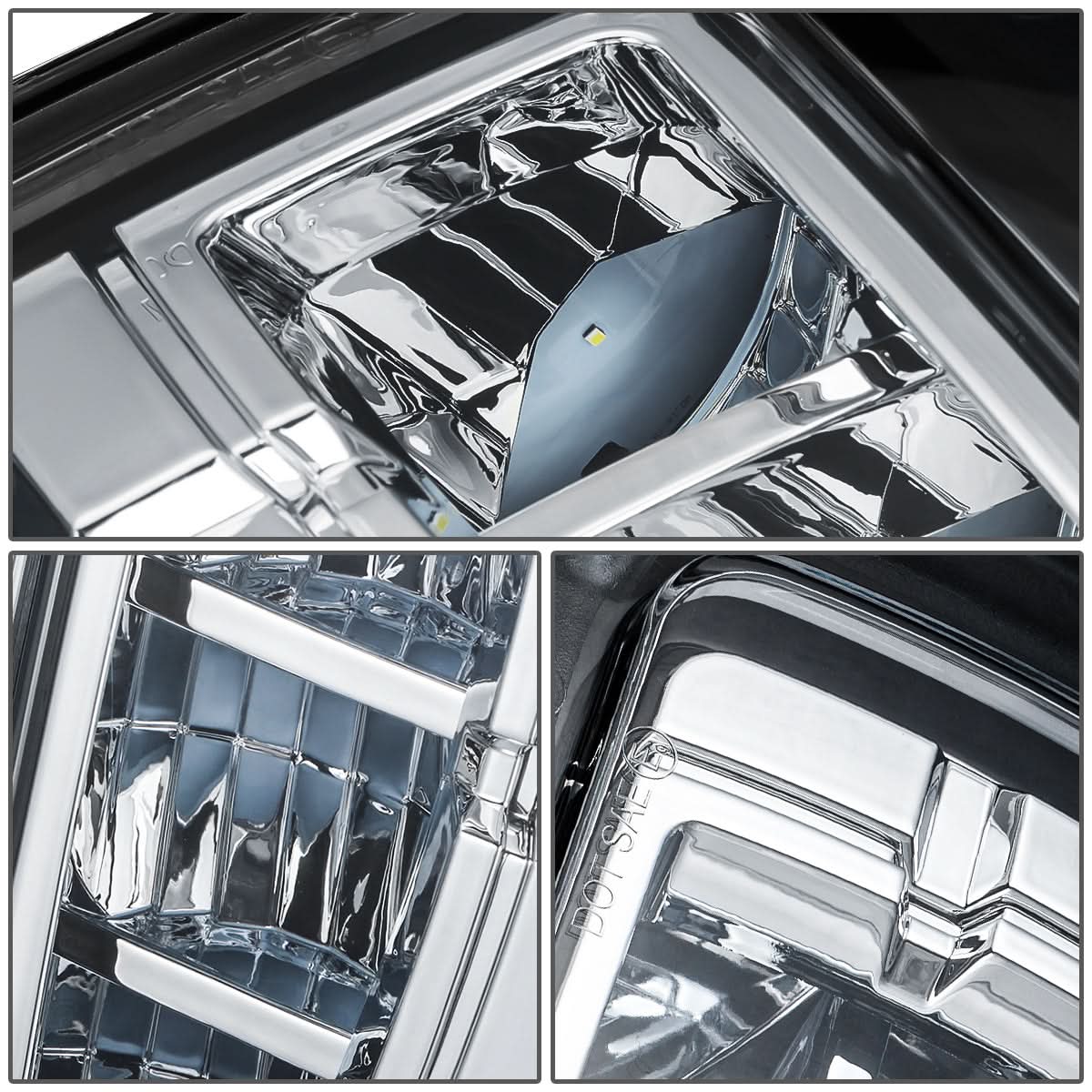 2016-2019 Chevrolet Silverado 1500 Full LED Clear Fog Lights