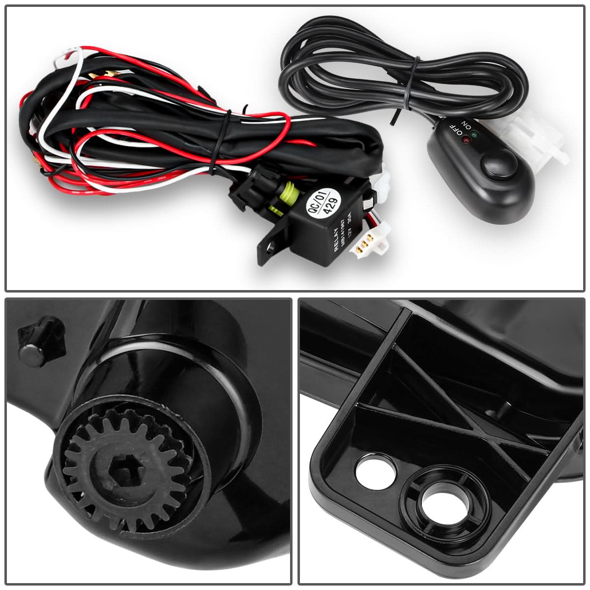 2016-2018 GMC Sierra 1500 Full LED Smoked Fog Lights