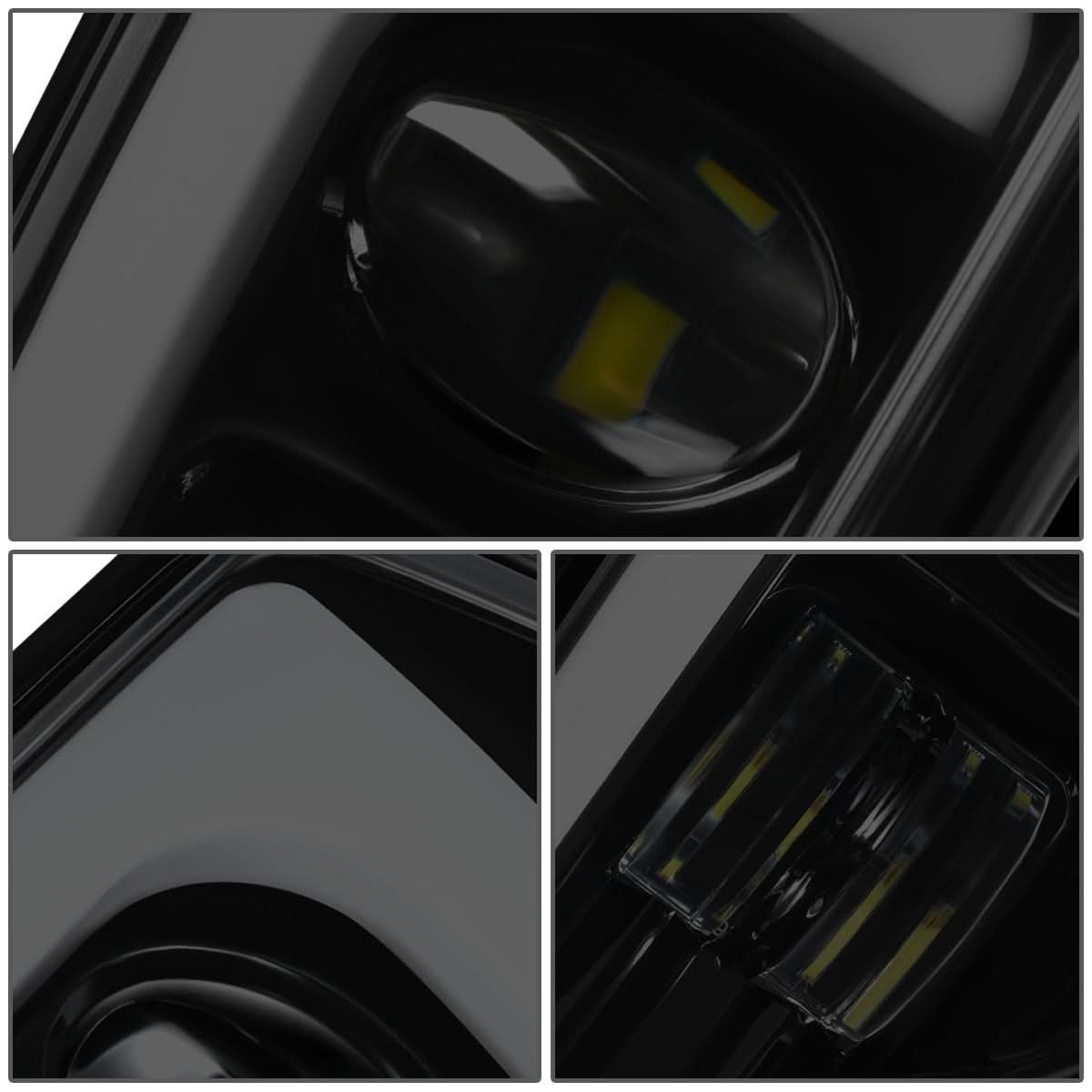 2016-2018 Chevrolet Silverado 1500 LED Fog Lights Smoke Lens