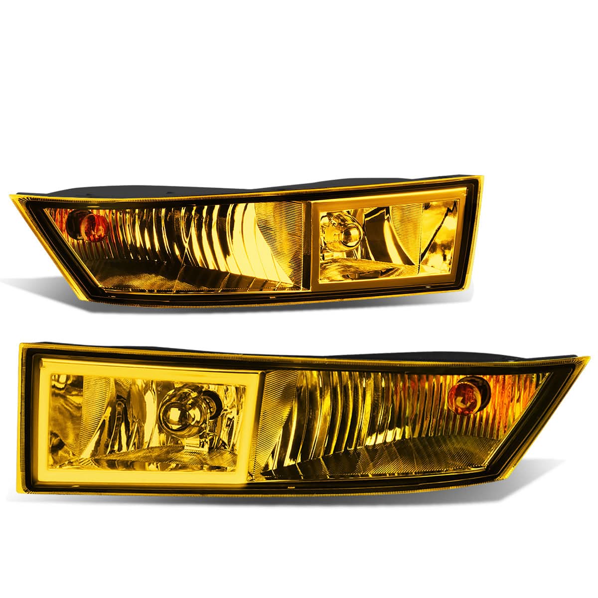 07-14 Cadillac Escalade Fog Lights with Switch and Bezel - H10 Amber