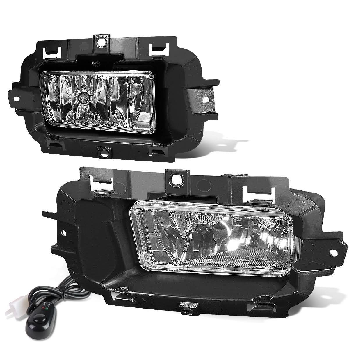 2014-2015 Chevrolet Silverado Fog Lights with Switch Chrome Clear