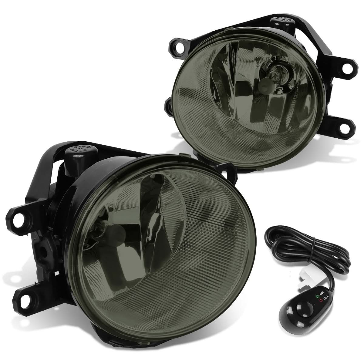 Toyota Lexus Fog Lights with Switch H16 Bulb Smoke Lens Multi-Model