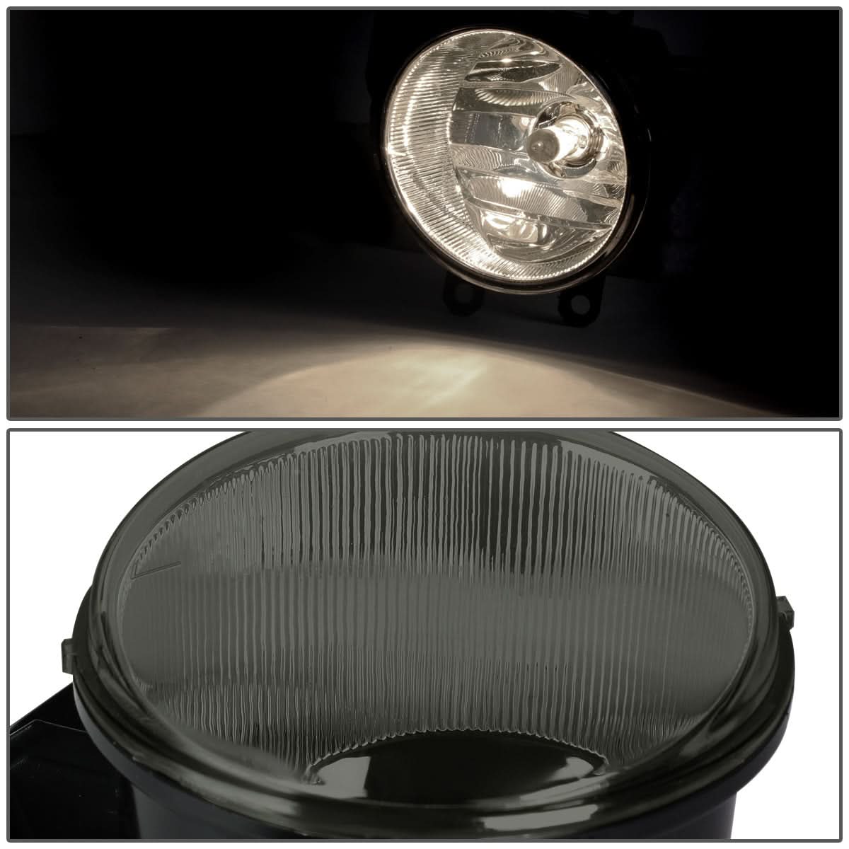 Toyota Lexus Fog Lights with Switch H16 Bulb Smoke Lens Multi-Model