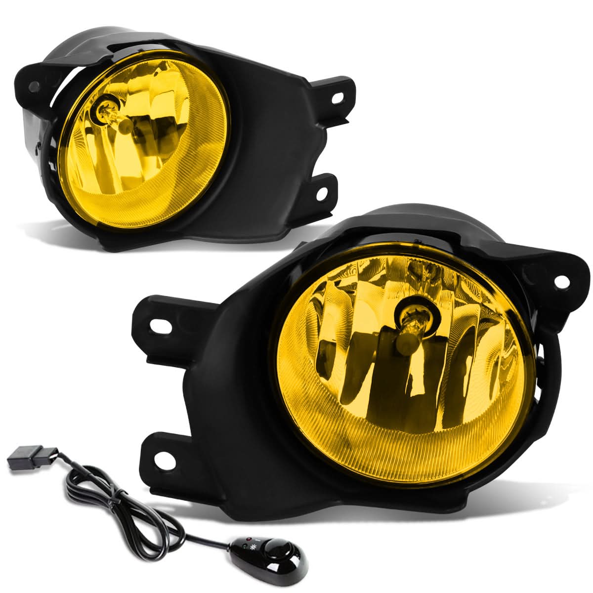 2008-2017 Toyota Sequoia Fog Lights with Switch H10 Bulb Amber