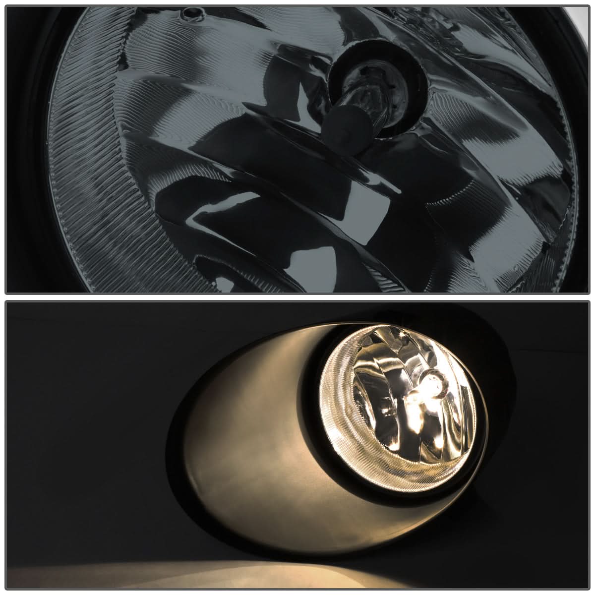07-13 Toyota Tundra / 07-11 Sequoia Fog Lights with Switch - Smoke