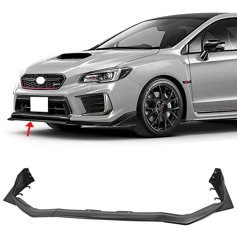 2015-2017 Subaru WRX STI S208 Unpainted Front Bumper Lip Spoiler PP