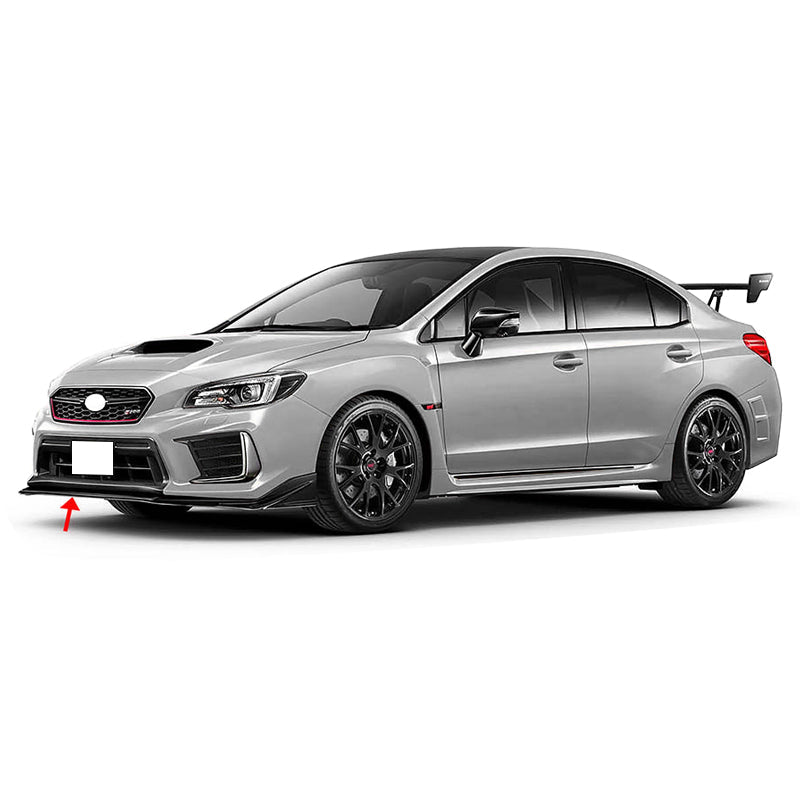 2015-2017 Subaru WRX STI S208 Unpainted Front Bumper Lip Spoiler PP