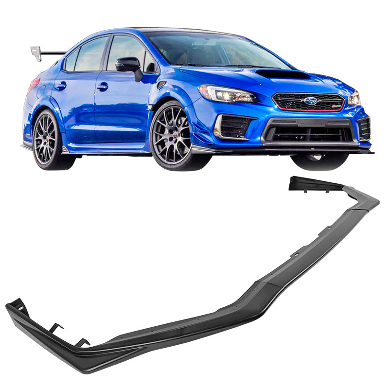 2018-2021 Subaru WRX STI Style Unpainted Front Bumper Lip ABS 3PCS