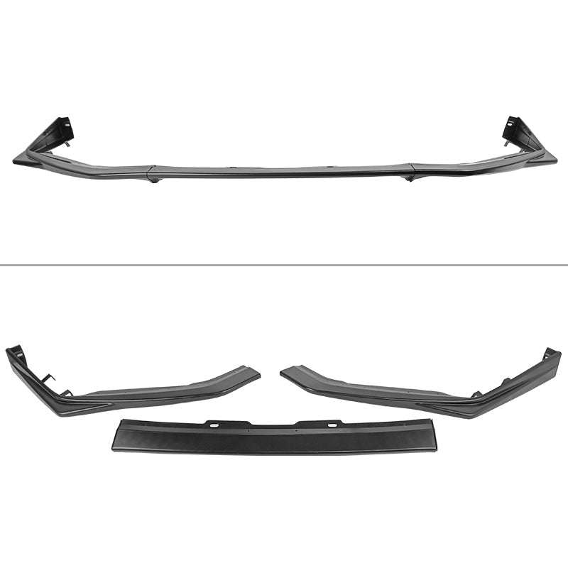 2018-2021 Subaru WRX STI Style Unpainted Front Bumper Lip ABS 3PCS